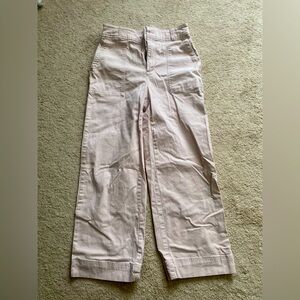 GAP pink cropped jeans